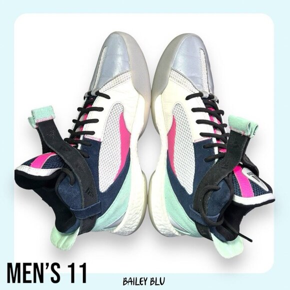 Adidas Posterize Trifecta White Reflective Basketball Shoe EG6875 Sz 11 - Picture 4 of 10